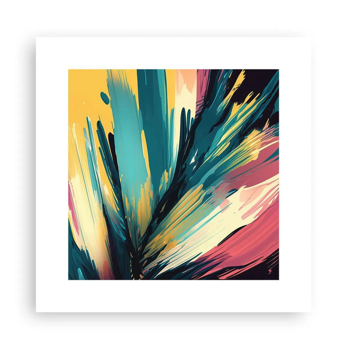 Poster - Compoziția - o explozie de bucurie - 30x30 cm