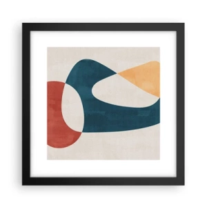 Poster în ramă neagră - Influențe și metamorfoze - 30x30 cm
