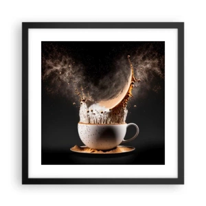 Poster în ramă neagră - O explozie de arome - 40x40 cm