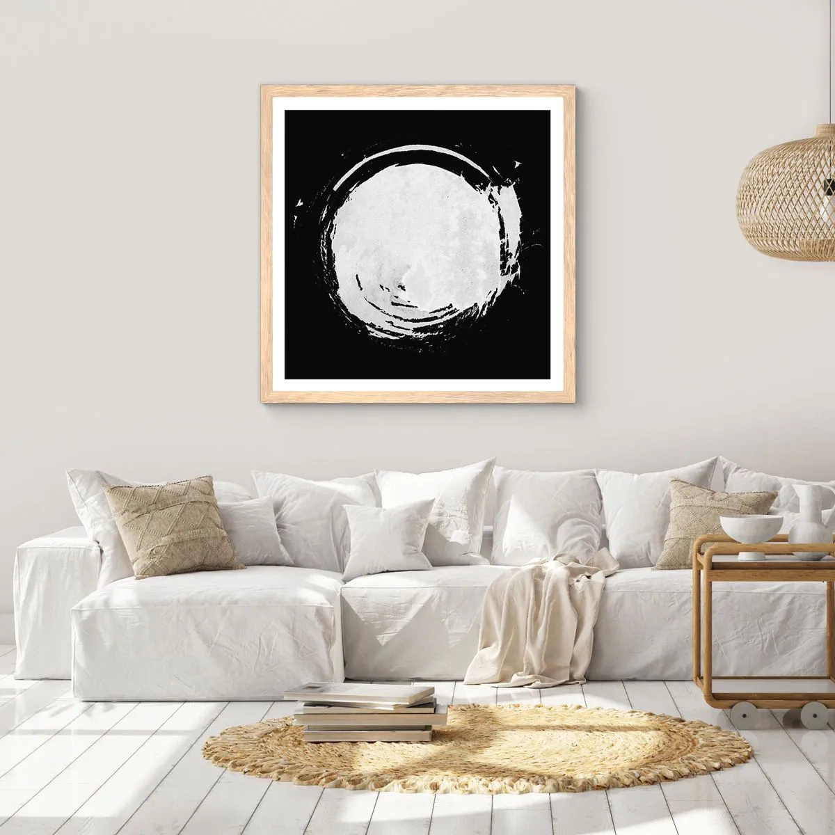 Poster în ramă de stejar deschis - O ieșire bună - 60x60 cm