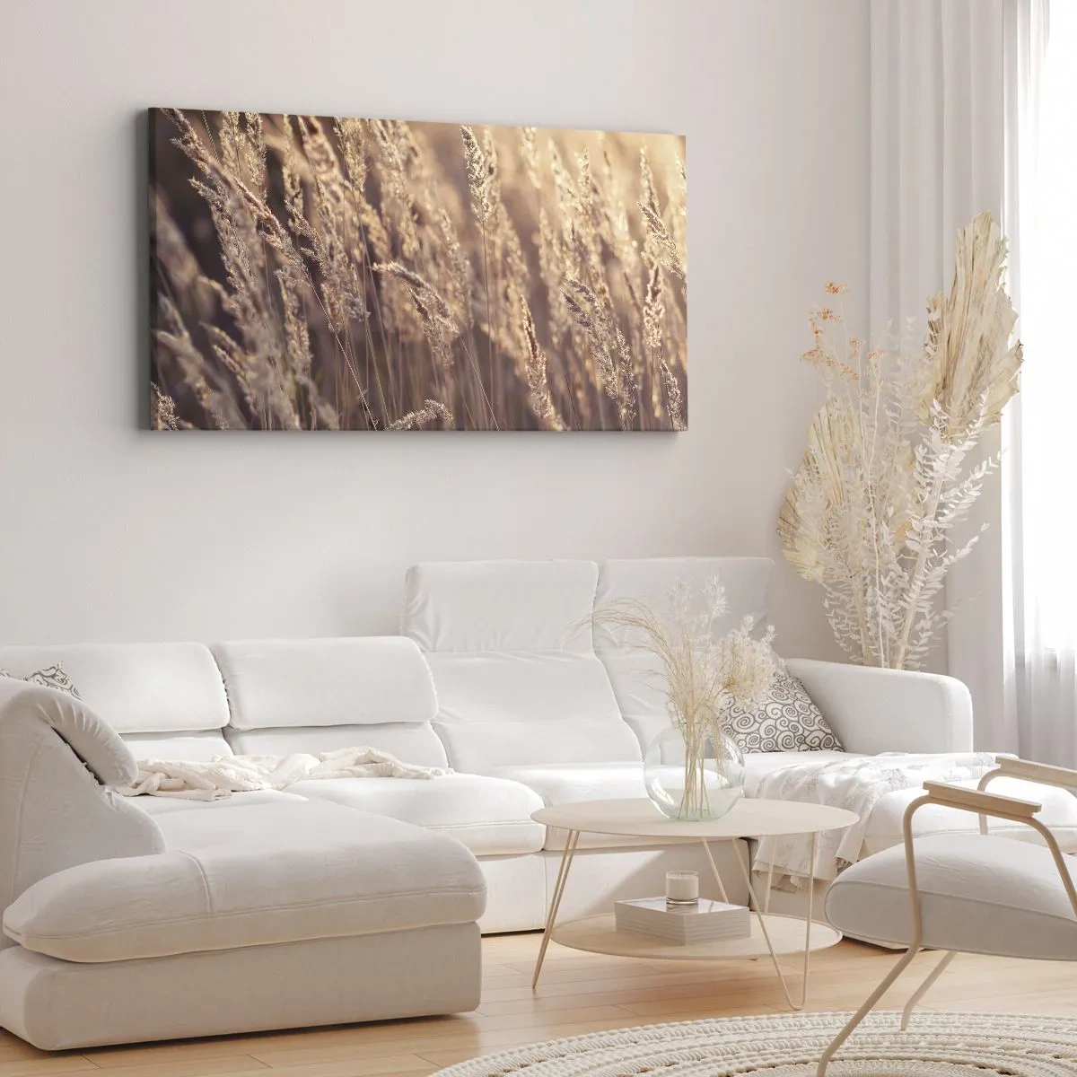 Tablou pe pânză - Gata să întâmpine toamna - 160x50 cm