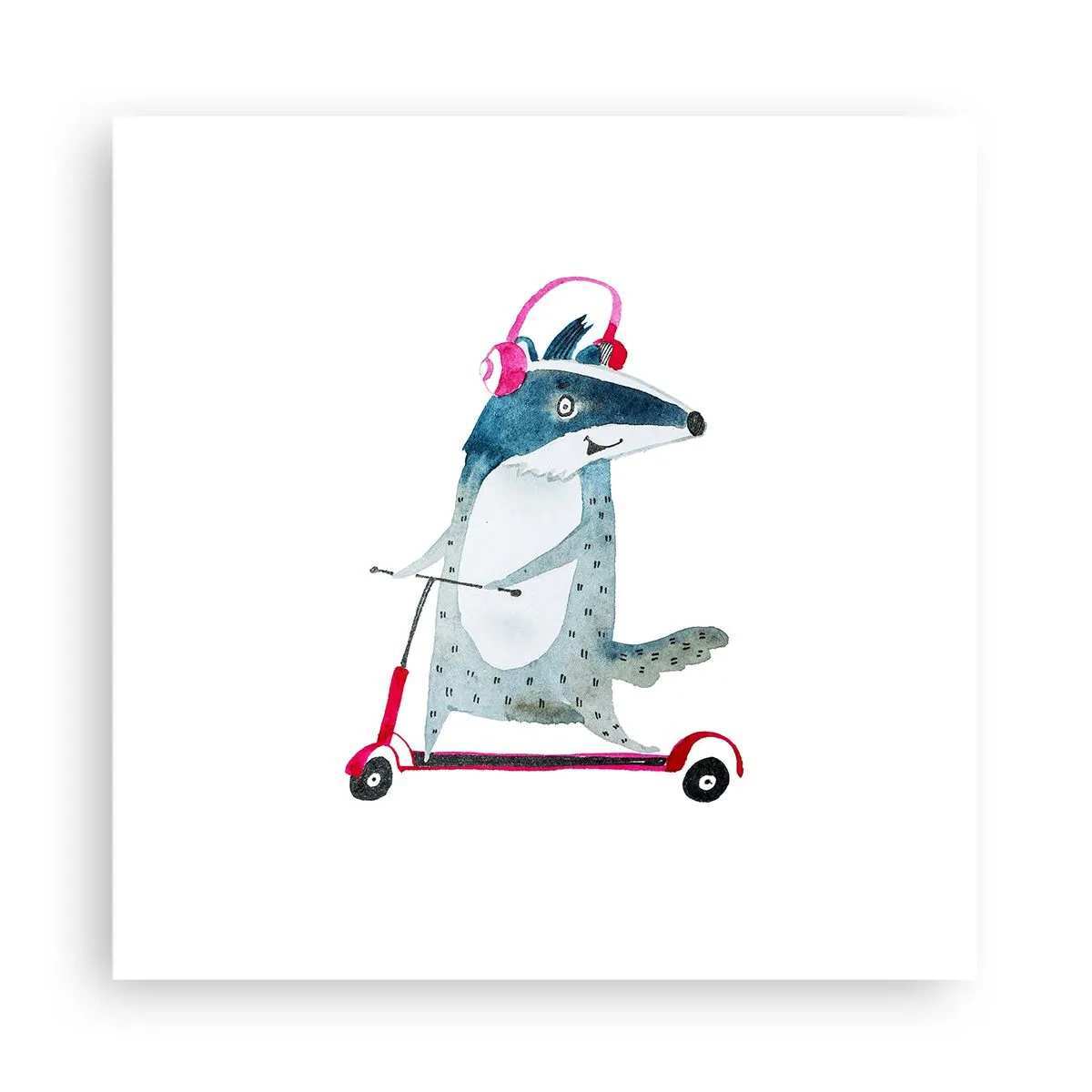 Poster - Bucurie de bursuc - 30x30 cm