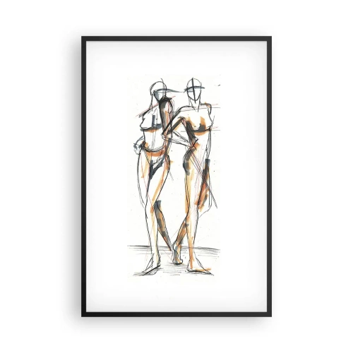 Poster în ramă neagră - Un studiu de farmec - 61x91 cm