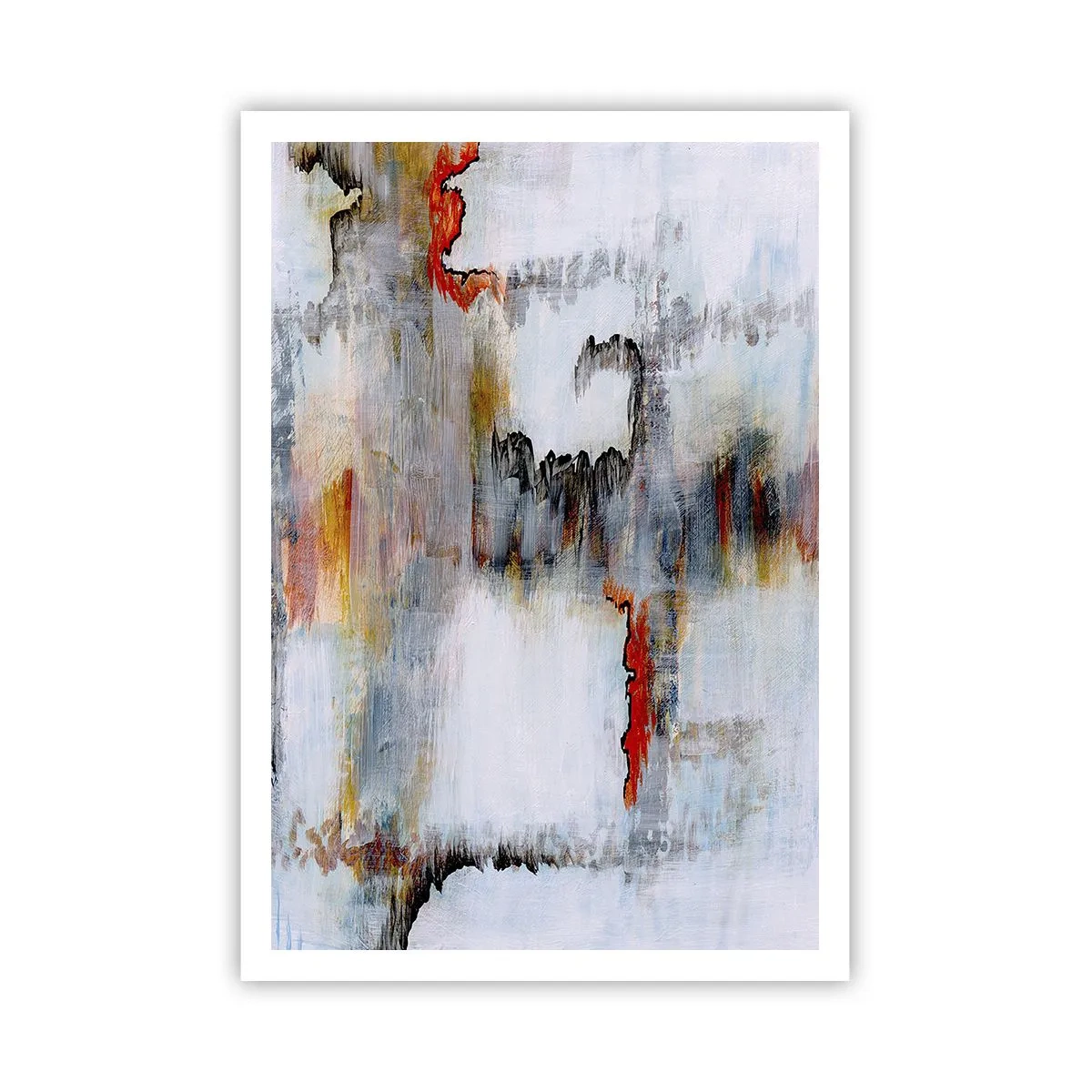 Poster - Cu bățul pe apă - 70x100 cm