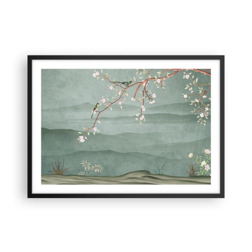 Poster în ramă neagră - Primăvara, ah, tu ești - 70x50 cm