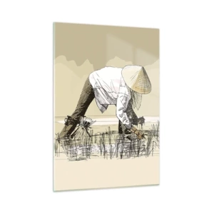 Tablou pe sticlă - O recoltă reușită - 50x70 cm