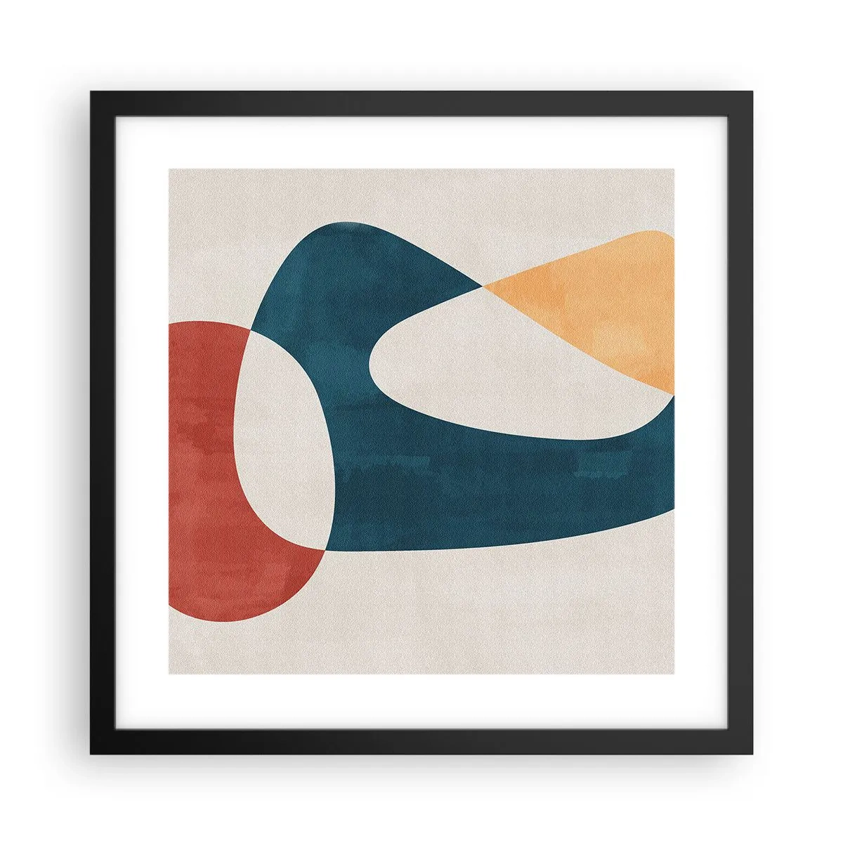 Poster în ramă neagră - Influențe și metamorfoze - 40x40 cm