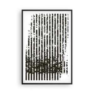 Poster în ramă neagră - Ritm și zgomot - 61x91 cm