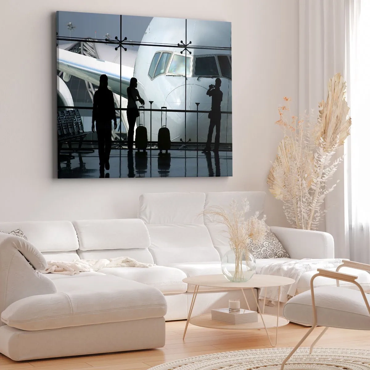 Tablou pe pânză - Vis a vis la aeroport - 120x80 cm