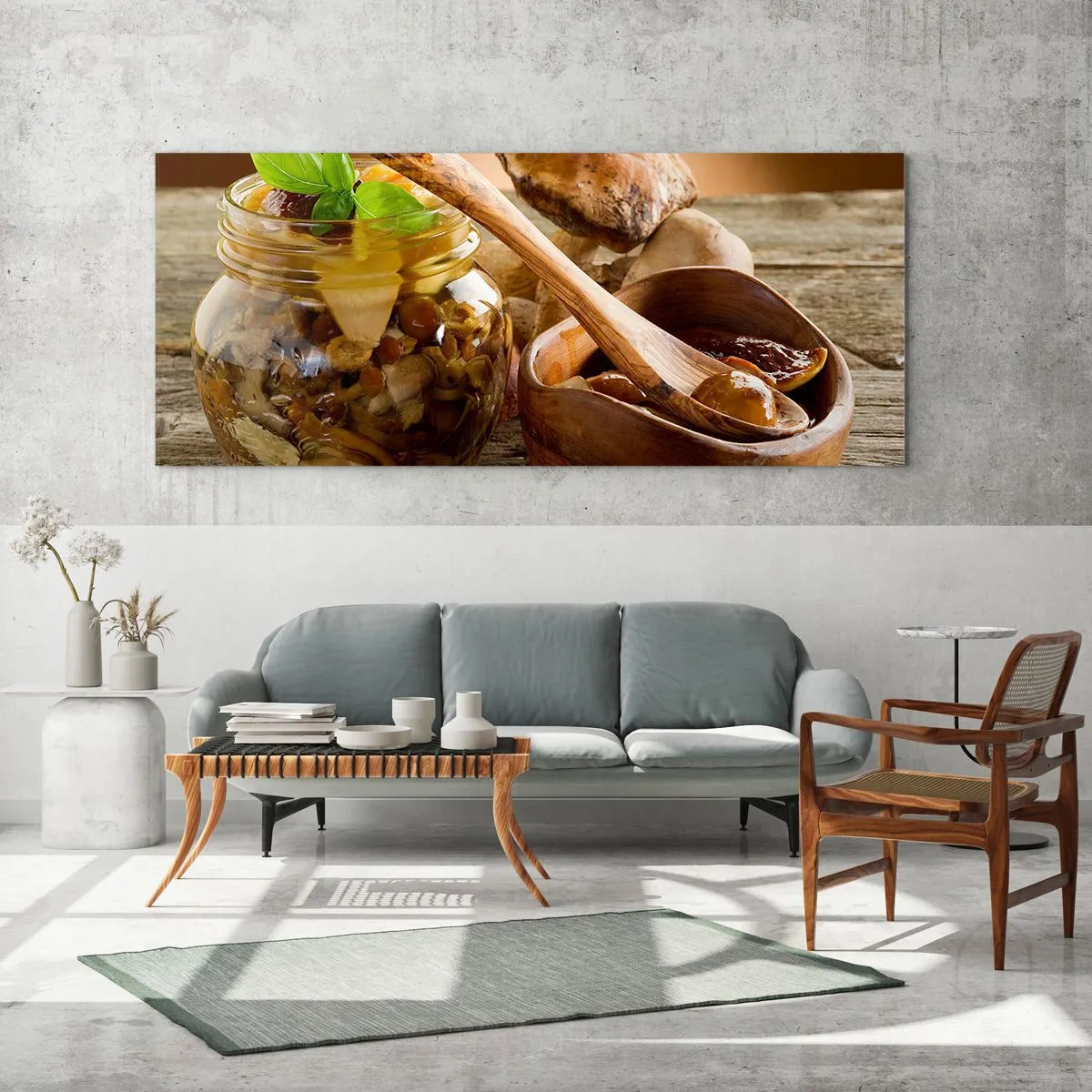 Tablou pe sticlă - Fie proaspete, fie sărate.... - 120x50 cm