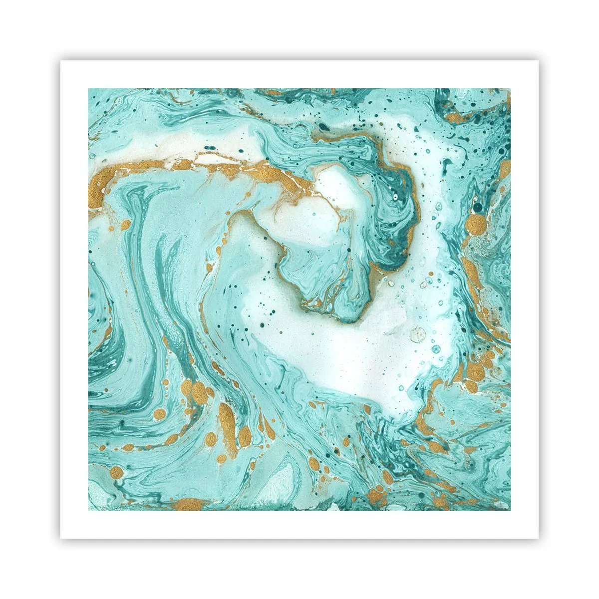 Poster - Sub marele val al perioadei Edo - 60x60 cm