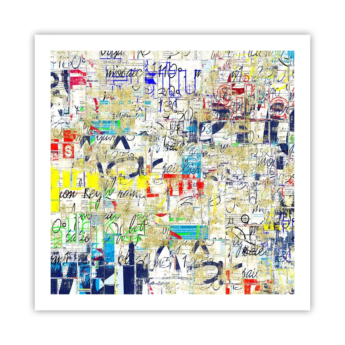 Poster - Pur și simplu plăcut pentru ochi - 60x60 cm