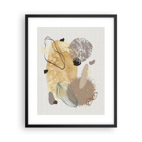 Poster în ramă neagră - Fluiditatea aplicată - 40x50 cm