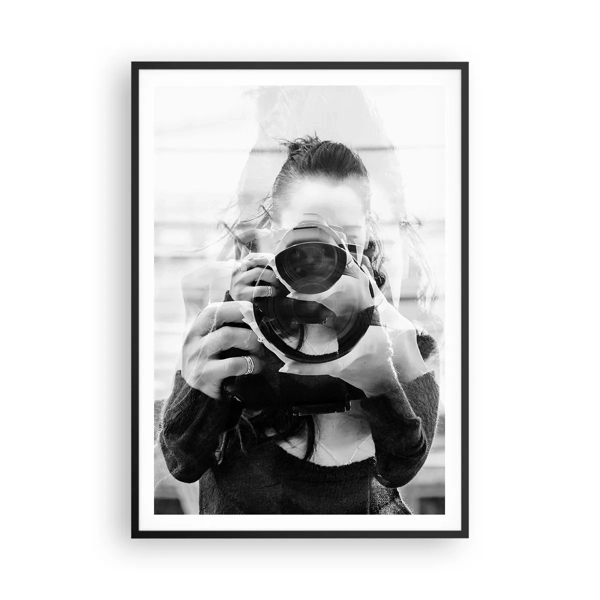 Poster în ramă neagră - Creator și material - 70x100 cm