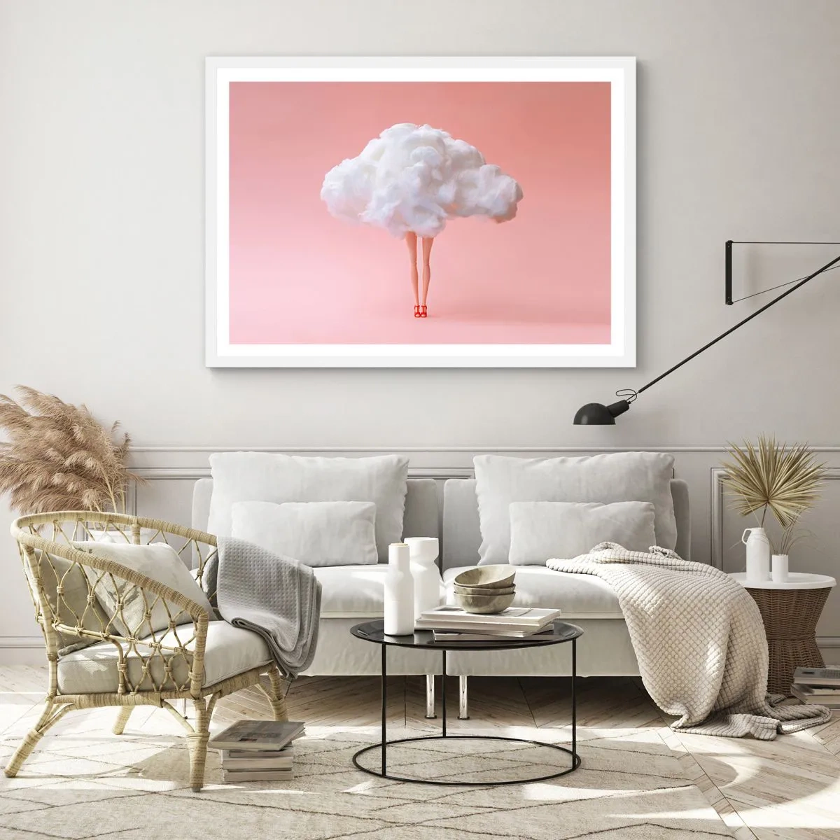 Poster în ramă albă - Dulce promisiune - 91x61 cm