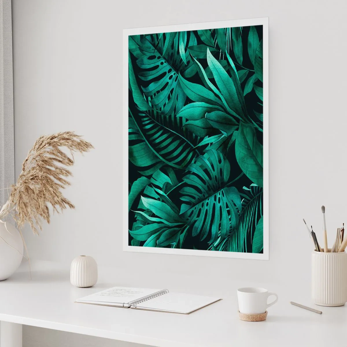 Poster - Profunzimea verdelui tropical - 50x70 cm
