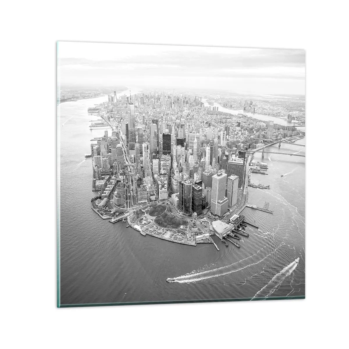 Tablou pe sticlă - Cum să nu iubești? - 40x40 cm