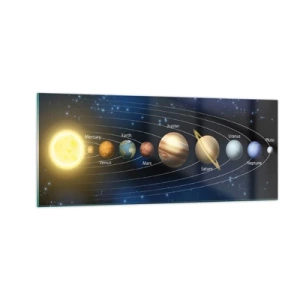 Tablou pe sticlă - Una din zece - 100x40 cm