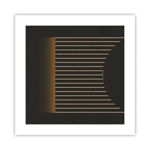 Poster - Explorați întunericul - 40x40 cm