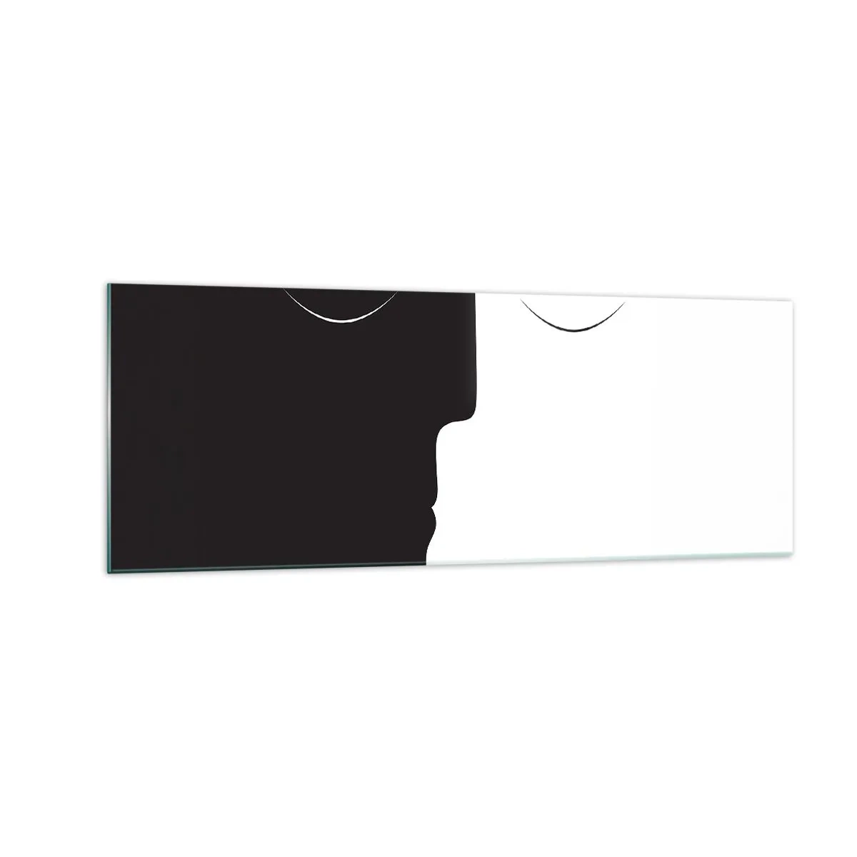 Tablou pe sticlă - Unitatea contrariilor - 140x50 cm