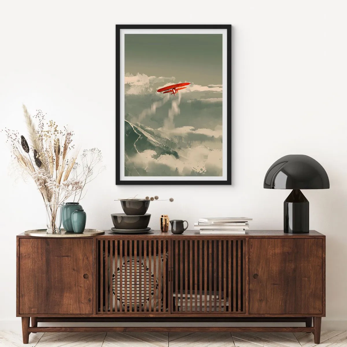 Poster în ramă neagră - Un pionier neînfricat - 61x91 cm