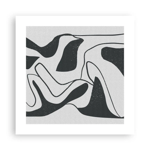 Poster - Distracție abstractă în labirint - 40x40 cm