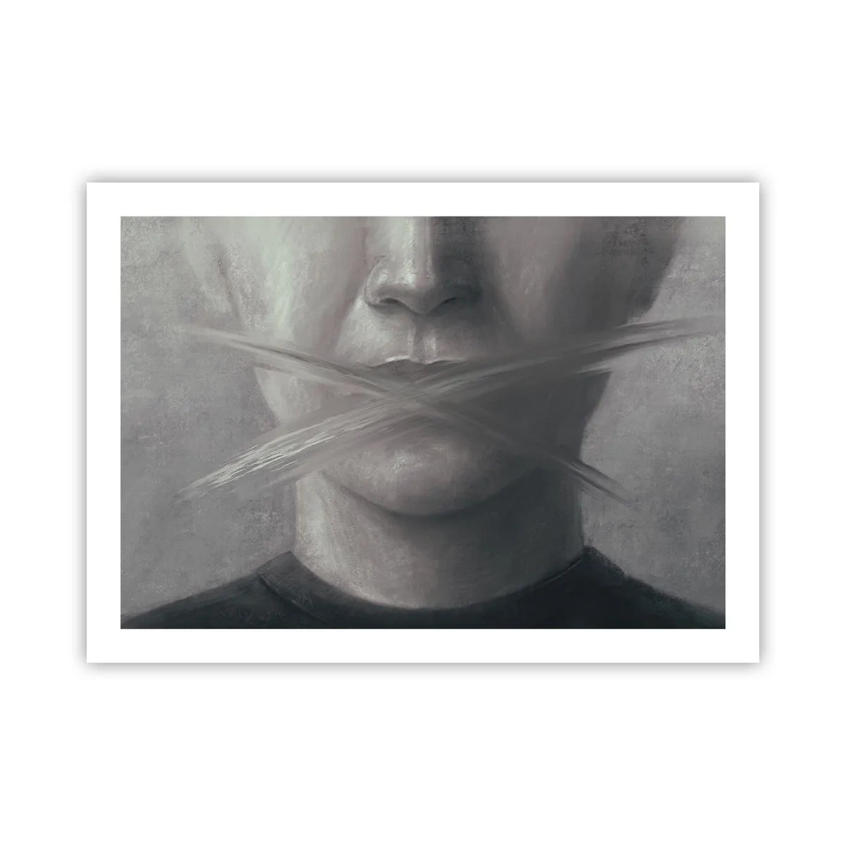 Poster - Nici un cuvânt - 70x50 cm