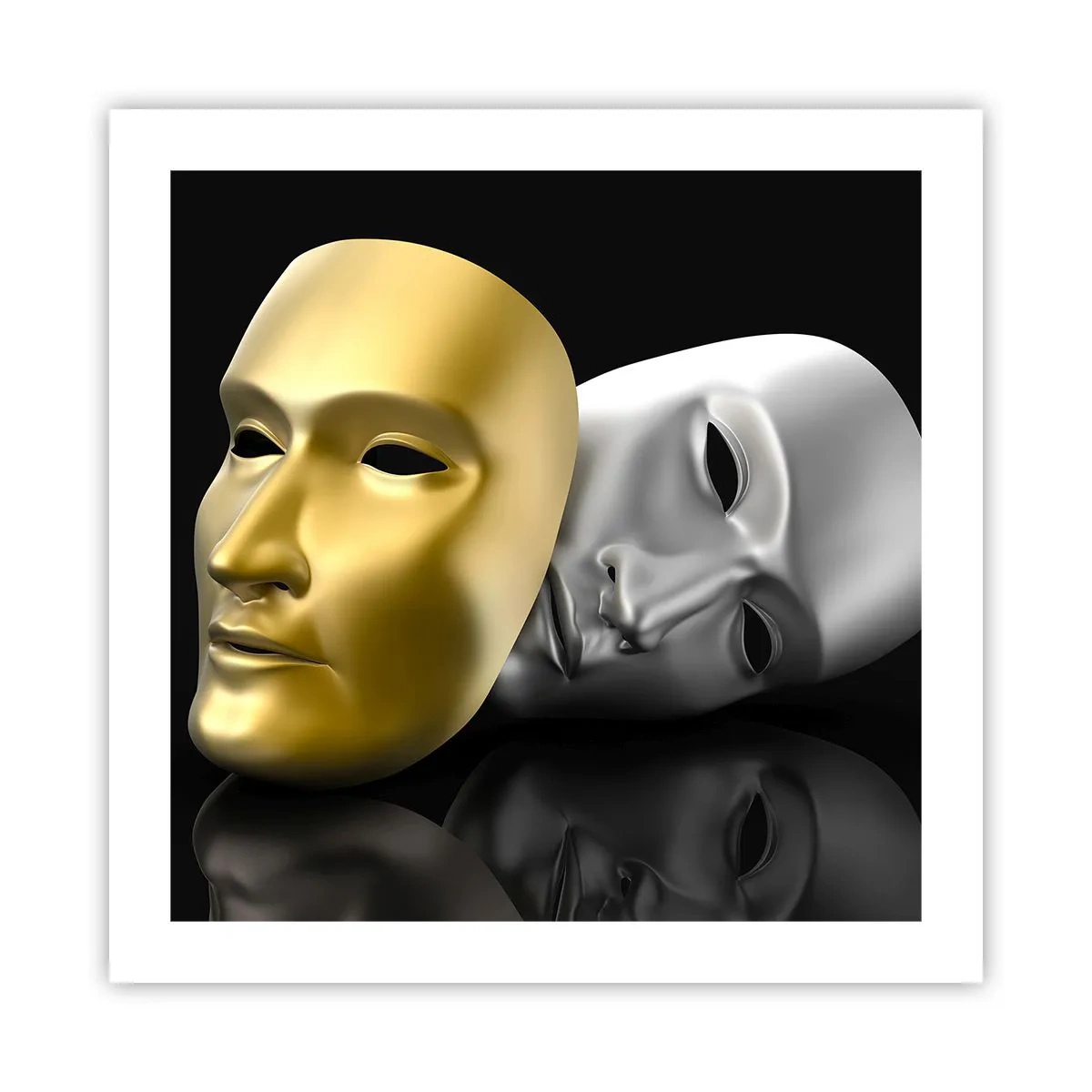 Poster - Viața este teatru - 50x50 cm