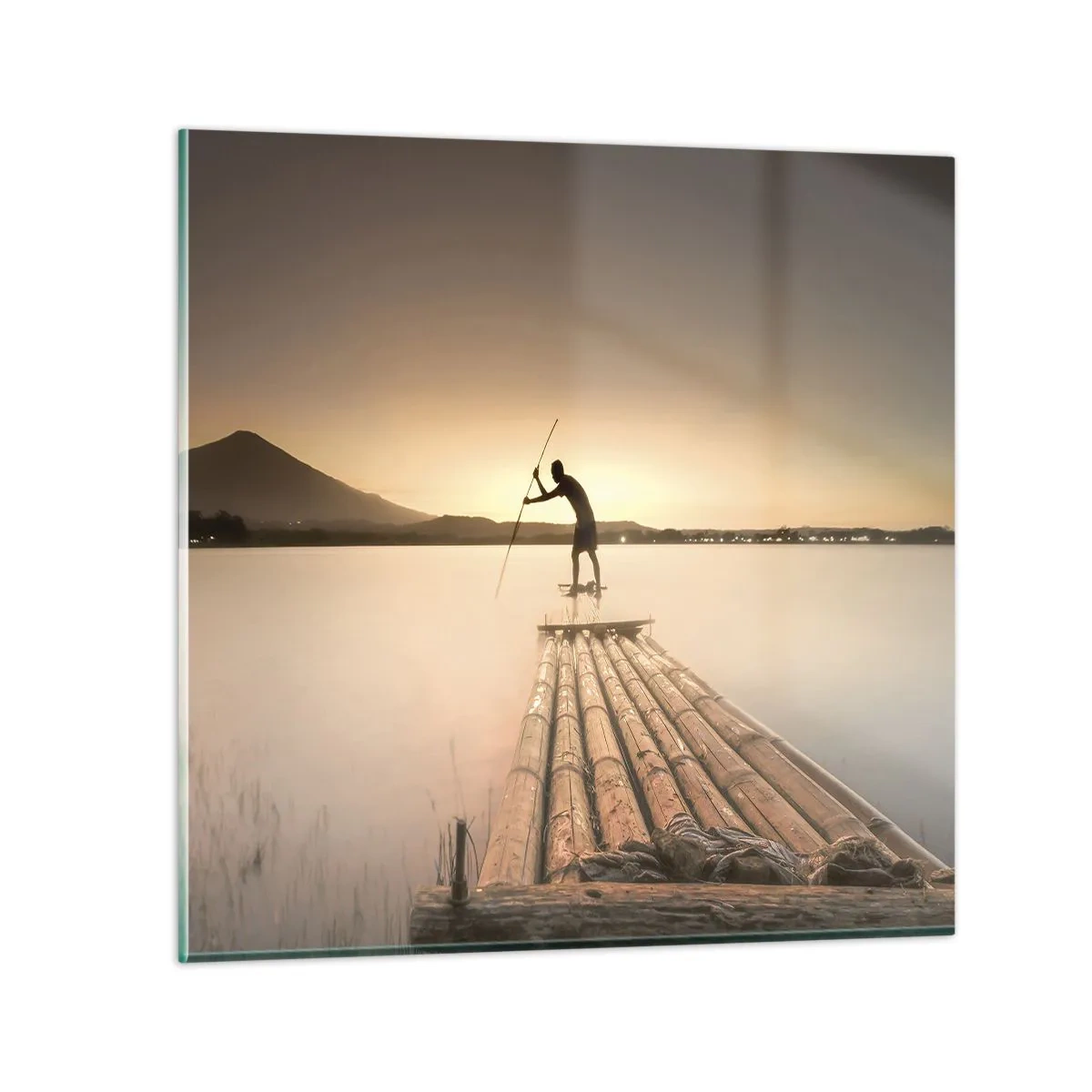 Tablou pe sticlă - Înainte de odihnă - 50x50 cm