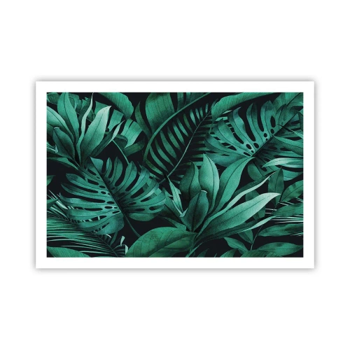 Poster - Profunzimea verdelui tropical - 91x61 cm