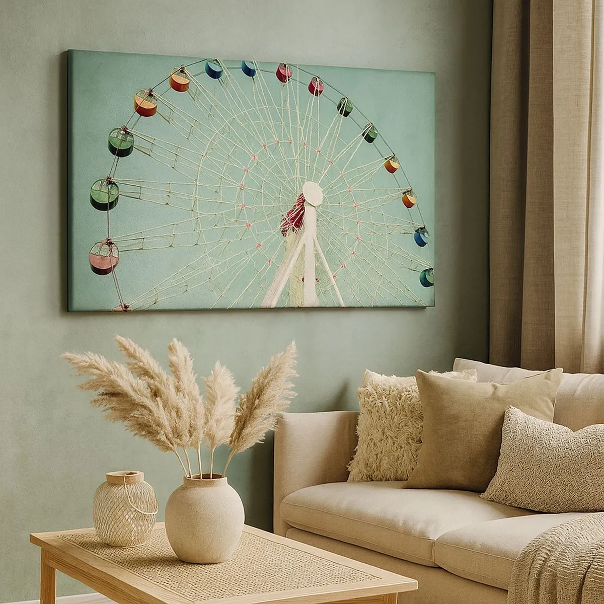 Tablou pe pânză - Poftim la joacă - 100x40 cm