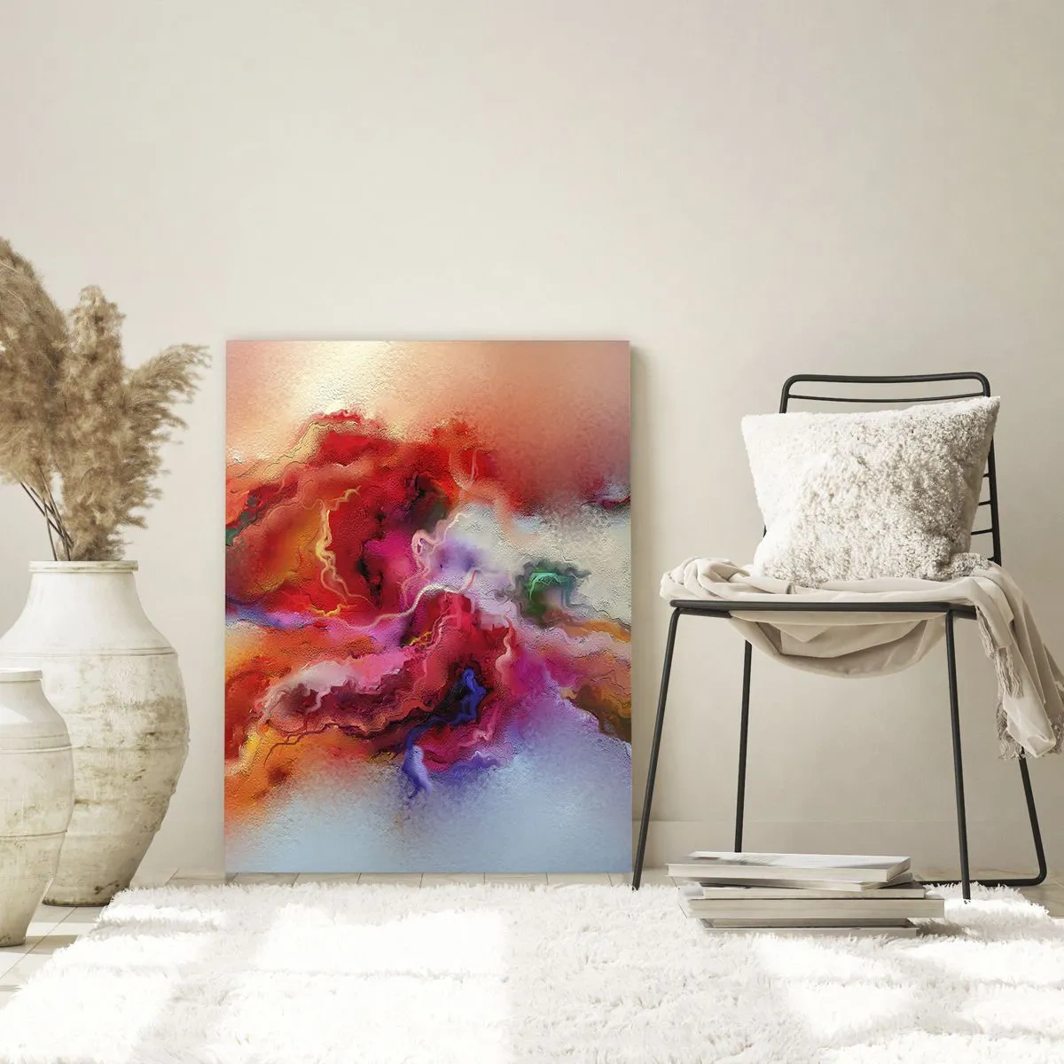 Tablou pe sticlă - Cum să prinzi visul - fum - 50x70 cm