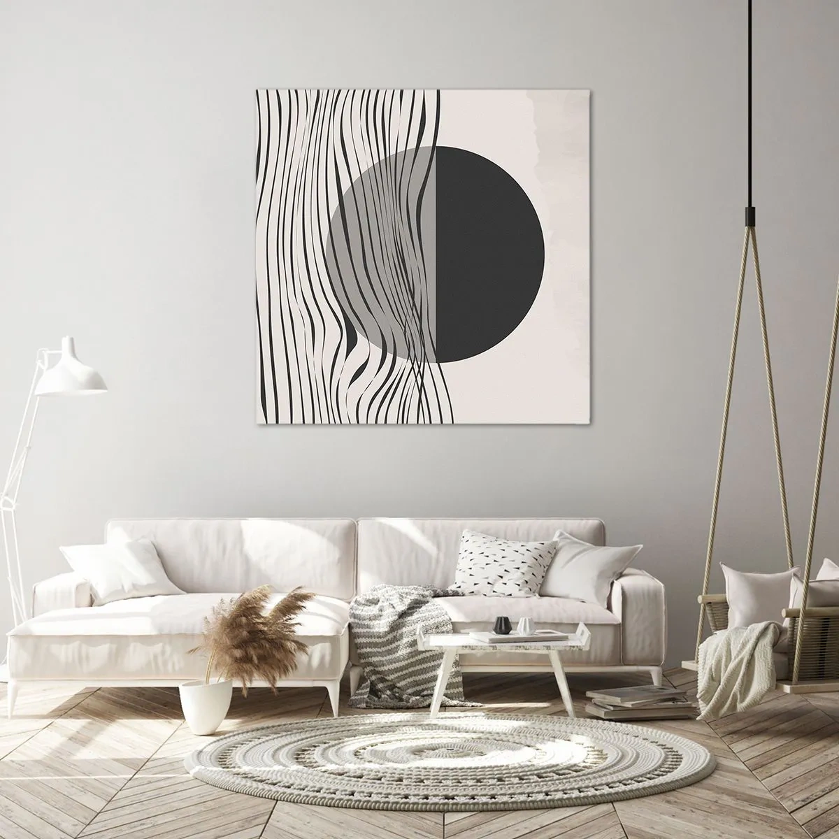 Tablou pe pânză - Semicompunere - 70x70 cm