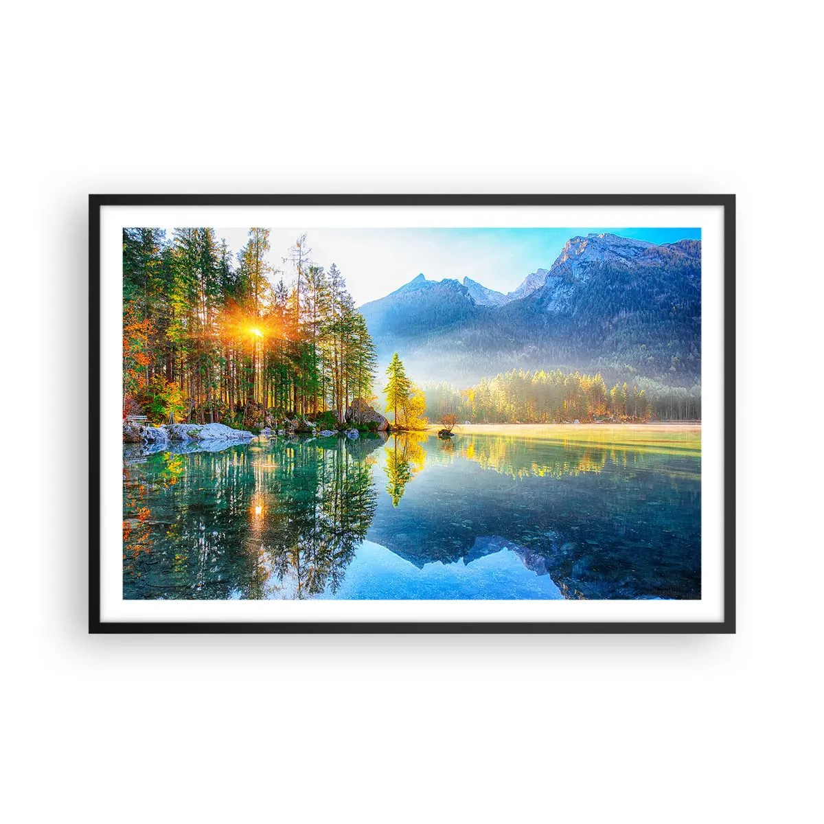 Poster în ramă neagră - Maiestate și dulceață - 91x61 cm