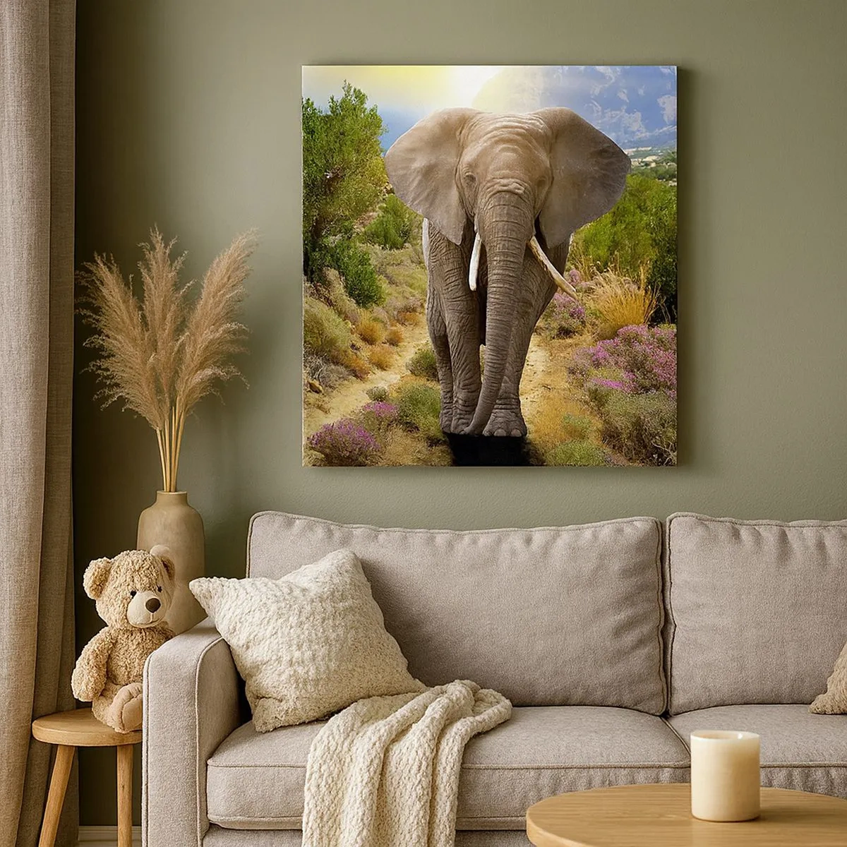 Tablou pe pânză - Iată cum arăta Edenul - 30x30 cm