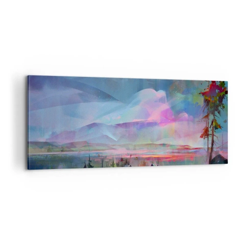 Tablou pe pânză - Sub un cer binevoitor - 100x40 cm