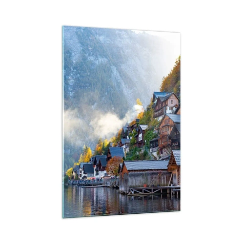 Tablou pe sticlă - Atmosferă alpină - 70x100 cm