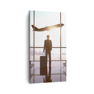 Tablou pe pânză - Ai timp, încetinește - 45x80 cm