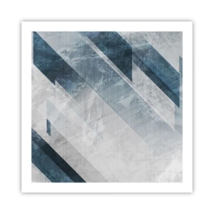 Poster - Compoziția spațială - mișcarea griului - 60x60 cm