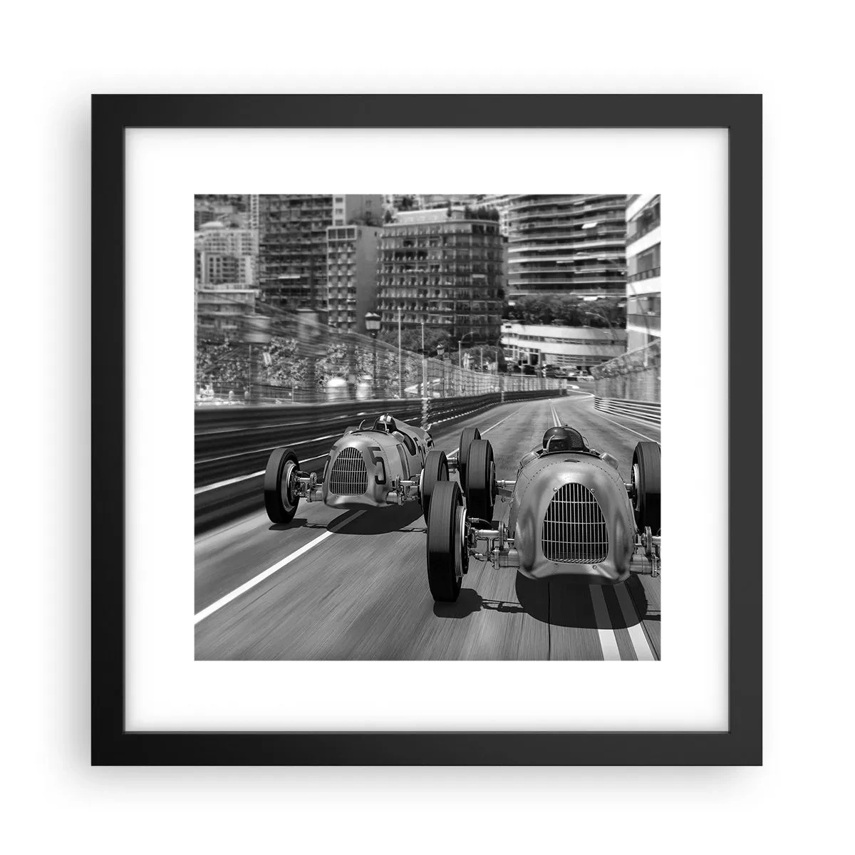 Poster în ramă neagră - A fost odată ca niciodată în Monte Carlo - 30x30 cm