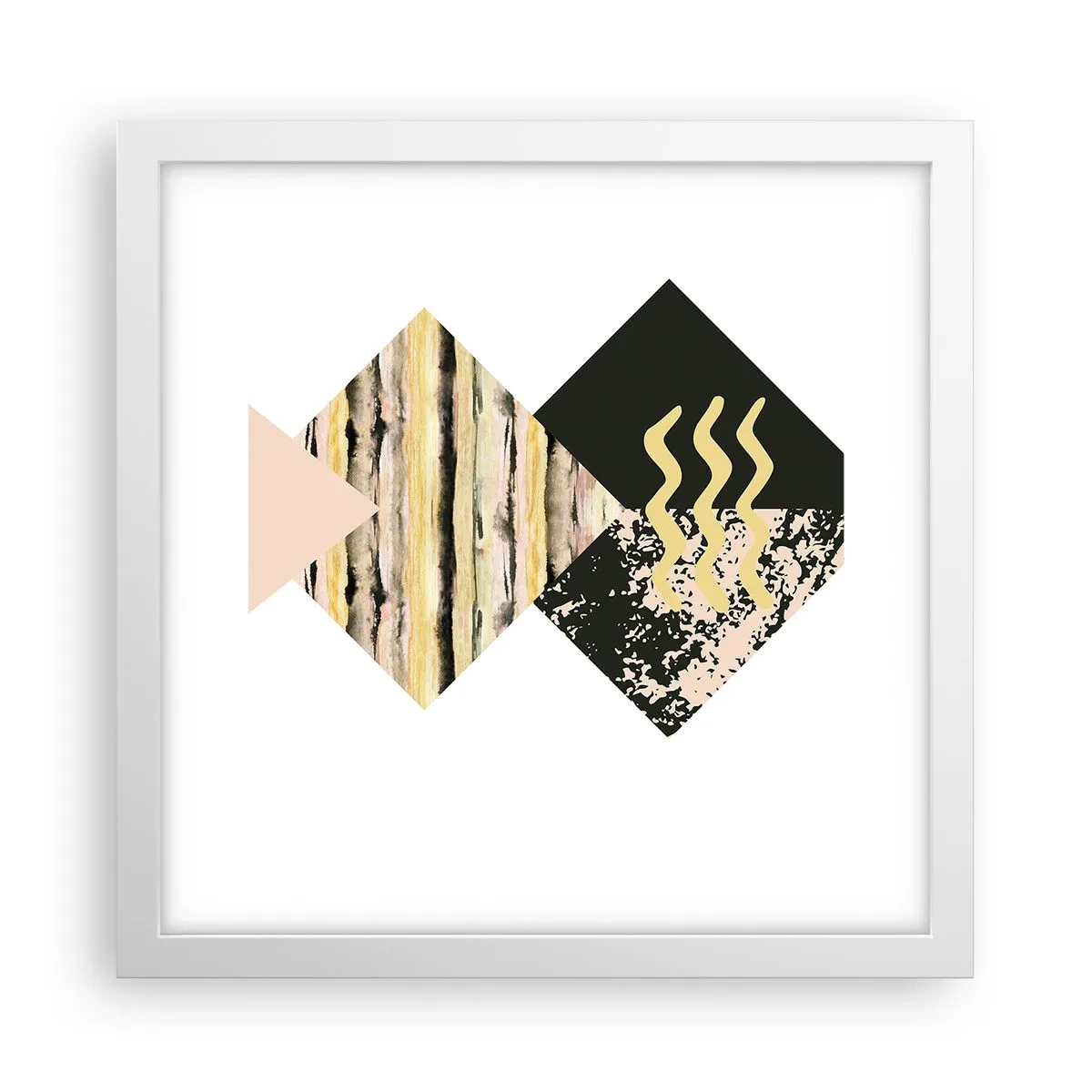 Poster în ramă albă - Aparent simplu - 30x30 cm