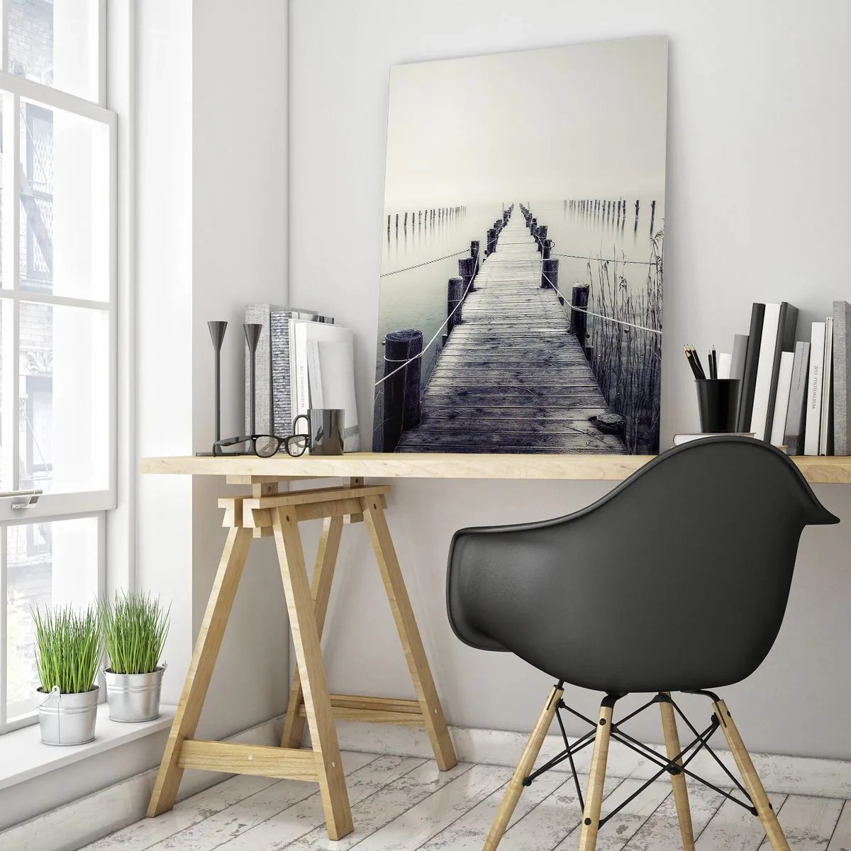 Tablou pe sticlă - Scufundă-te în pace - 50x70 cm