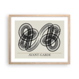 Poster în ramă de stejar deschis - A apărut spontan - 50x40 cm