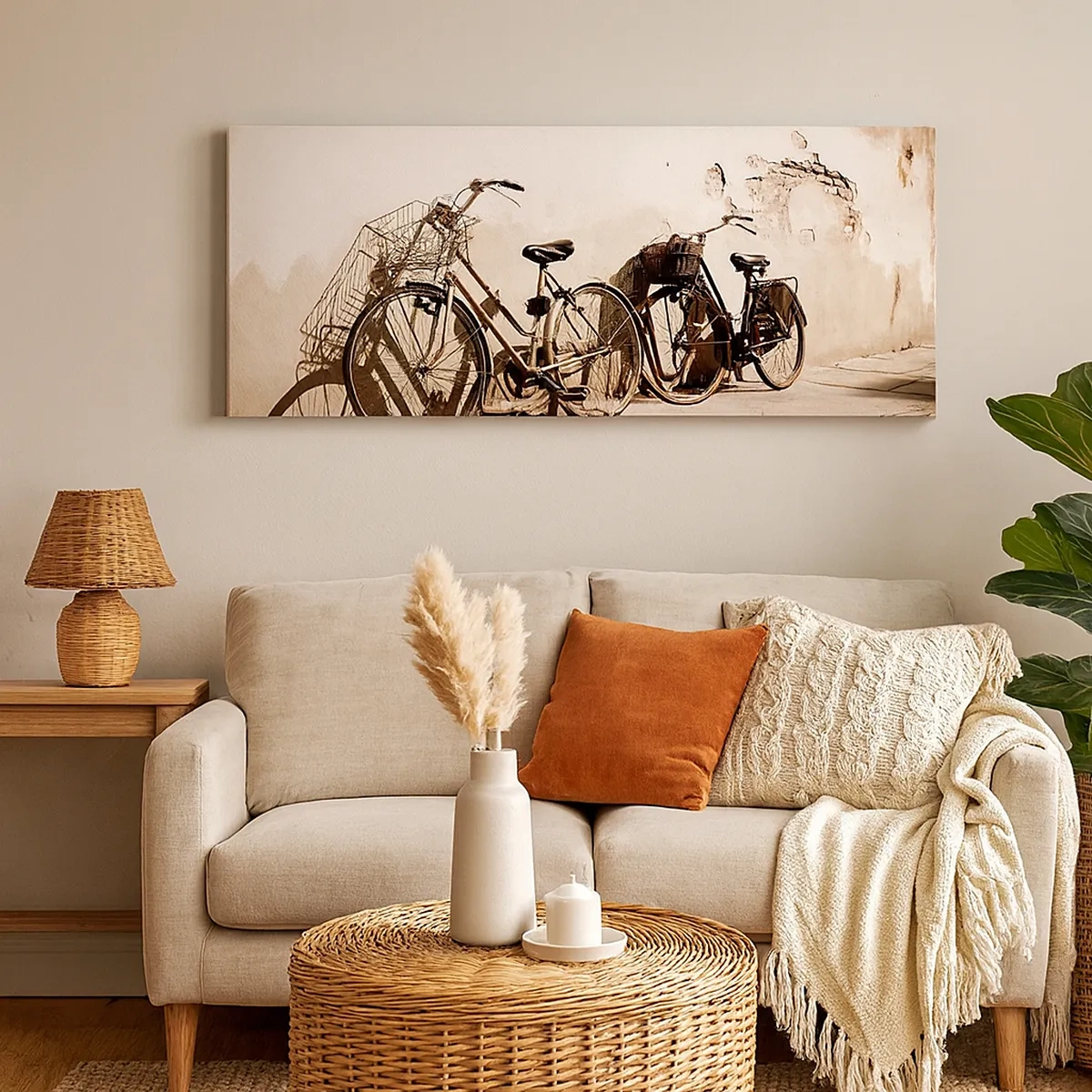 Tablou pe pânză - Farmecul de neuitat al trecutului - 30x30 cm