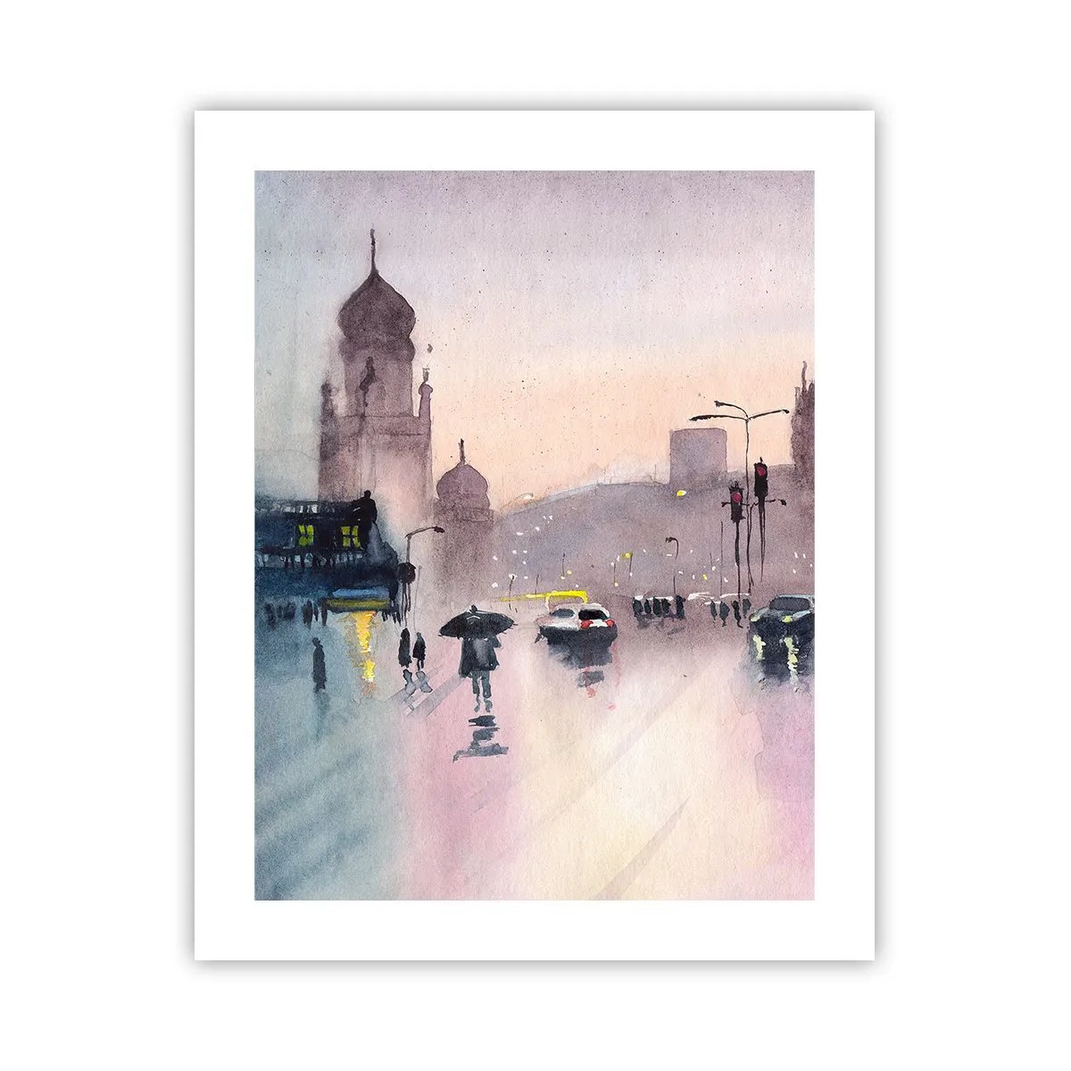 Poster - Într-o ceață ploioasă - 40x50 cm