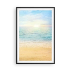 Poster în ramă neagră - Marele albastru - 61x91 cm