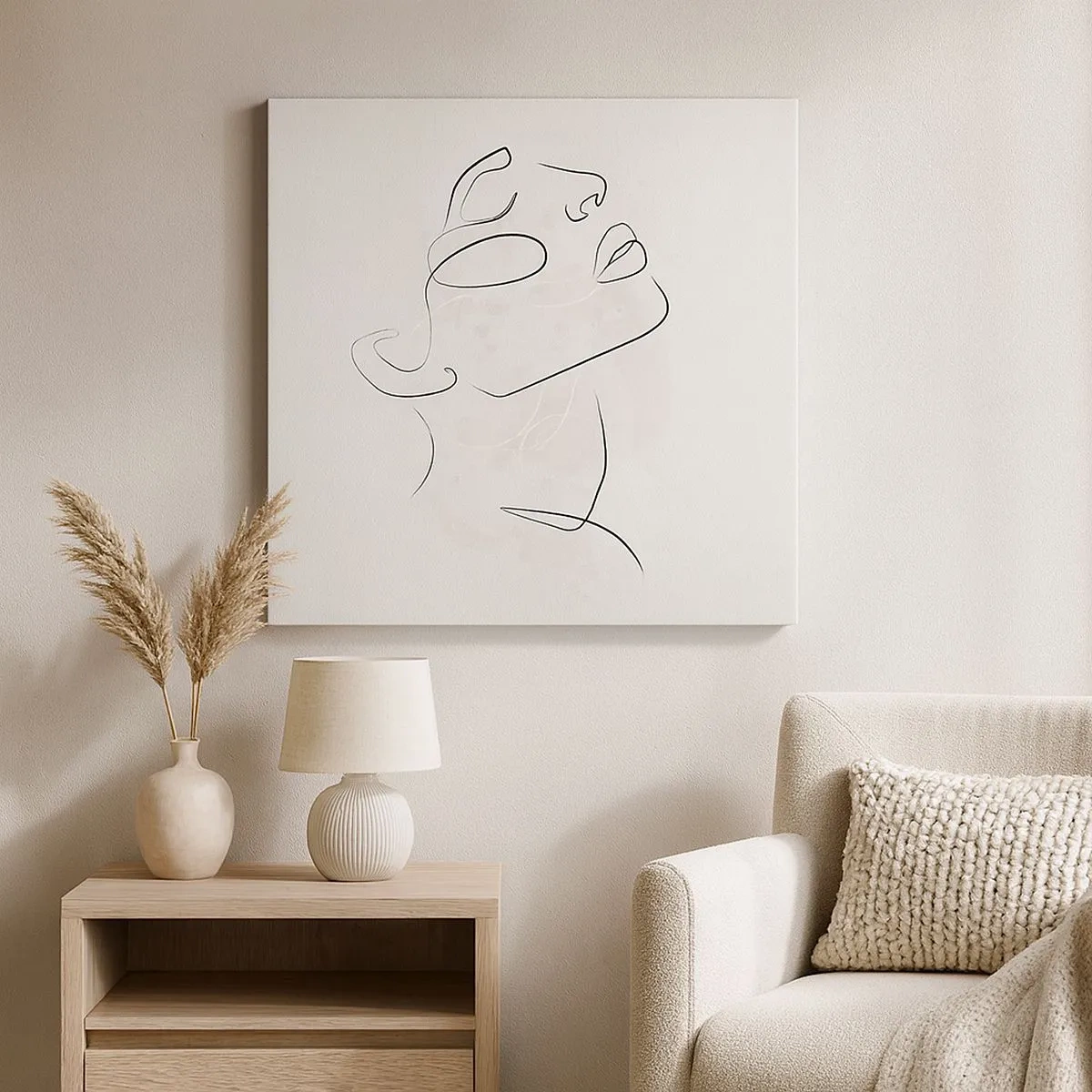 Tablou pe pânză - Schiță de vis - 30x30 cm