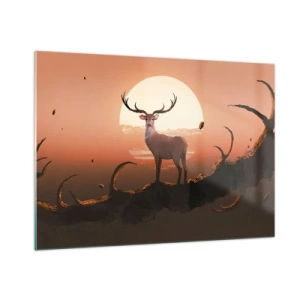 Tablou pe sticlă - Această noapte este diferită de oricare alta - 100x70 cm