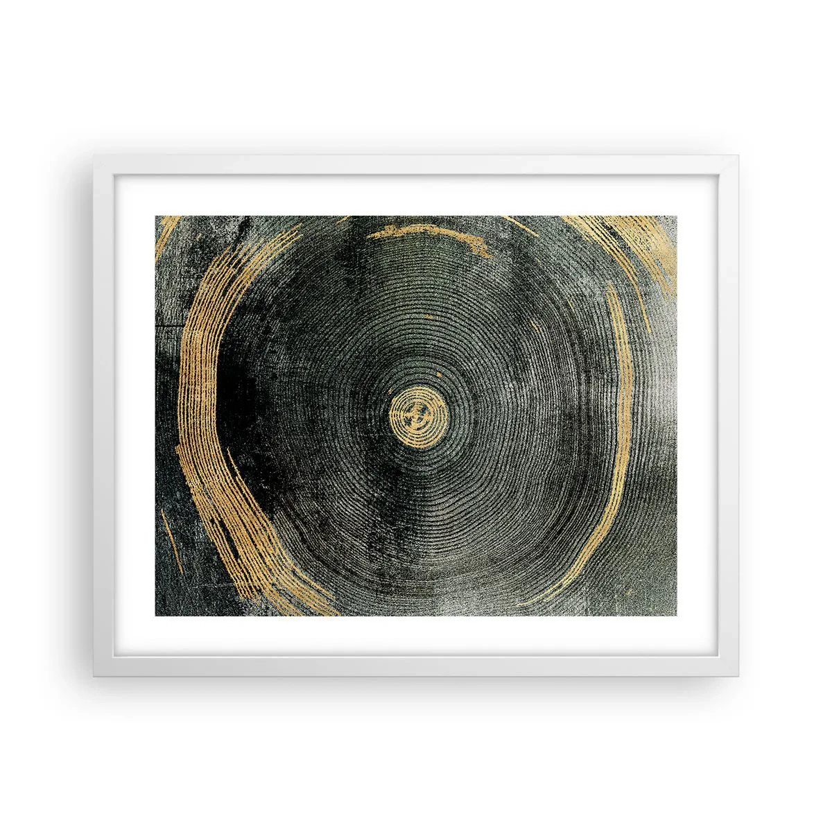 Poster în ramă albă - Schimbare și persistență - 50x40 cm