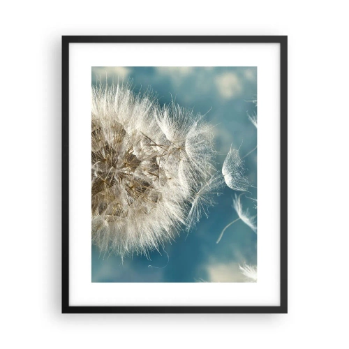 Poster în ramă neagră - Respirația unui înger - 40x50 cm